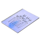 Notebook (handgezeichnet Katzen) Notizblock (Linke Seite)