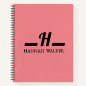 Notebook "HANNAH WALKER" Notizblock (Vorderseite)