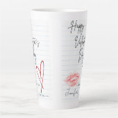 Notebook Happy Valentine's Day Milchtasse (Vorderseite)