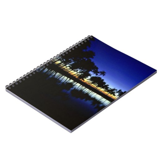 Notebook-Hawaii bei Sunset Notizblock (Linke Seite)