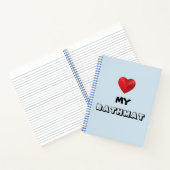 Notebook "Heart My Bathmat" Notizblock (Innenseite)