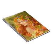 Notebook-Herbst Notizblock (Rechte Seite)