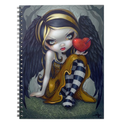 Notebook "Herz der Nägel" Notizblock (Vorderseite)