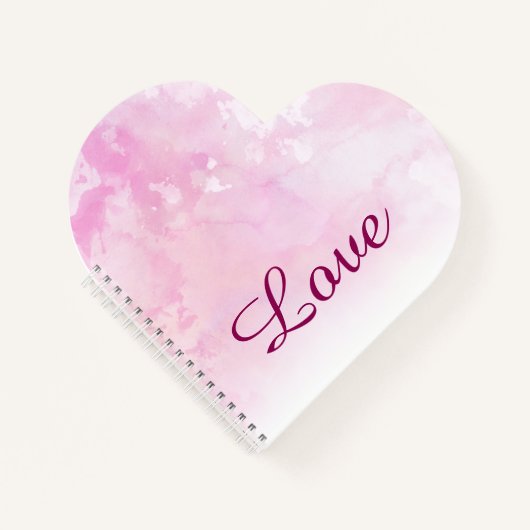 Notebook-Herz Notizblock (Vorderseite)