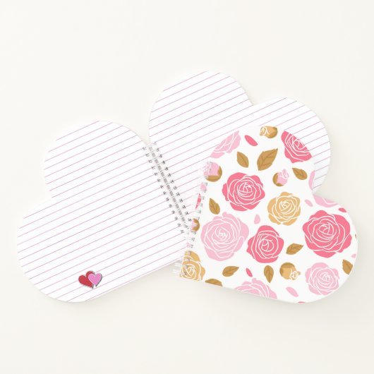 Notebook-Herz Notizblock (Innenseite)