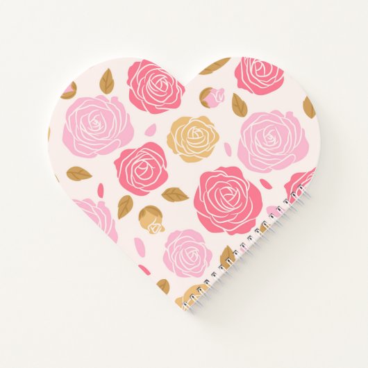 Notebook-Herz Notizblock (Rückseite)