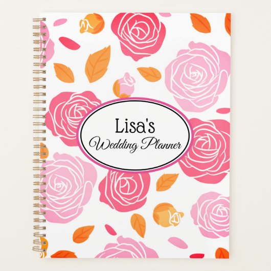 Notebook-Hochzeitsbride Planer (Vorderseite)