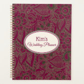 Notebook-Hochzeitsbrille Planer (Vorderseite)