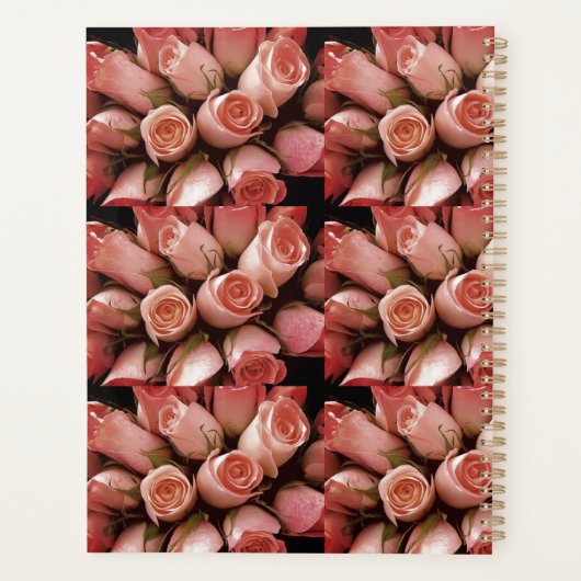 Notebook-Hochzeitsbrille Planer (Rückseite)