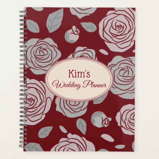 Notebook-Hochzeitsbrille Planer (Vorderseite)