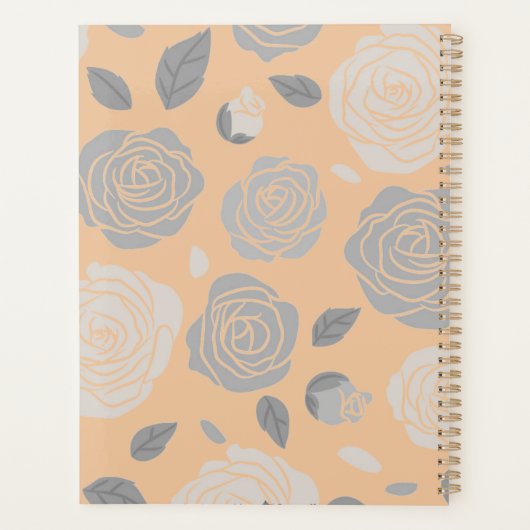 Notebook-Hochzeitsbrille Planer (Rückseite)