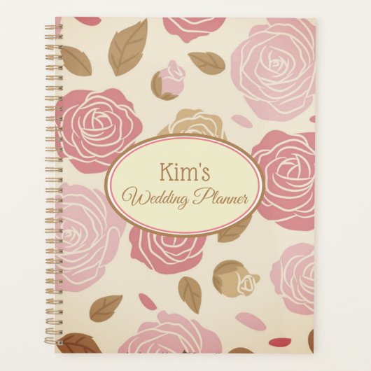 Notebook-Hochzeitsbrille Planer (Vorderseite)
