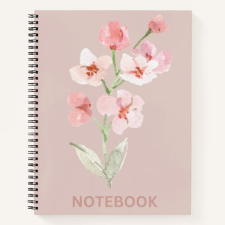 Notebook Hübsche Blume Notizblock