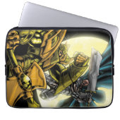 Notebook-Hülle aus Fleisch und Stahl V2-Design Laptopschutzhülle (Vorderseite)