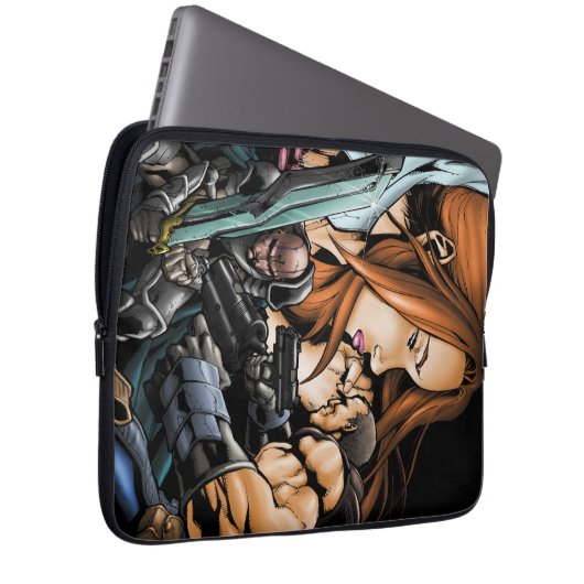 Notebook-Hülle aus Fleisch und Stahl V4-Design Laptopschutzhülle (Vorne Rechts)