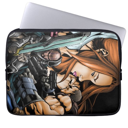 Notebook-Hülle aus Fleisch und Stahl V4-Design Laptopschutzhülle (Vorderseite)