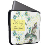 Notebook-Hülle für Schwarze Katze Laptopschutzhülle (Vorne Rechts)