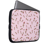 Notebook-Hüllen rosa Blumen Laptopschutzhülle (Vorne Rechts)