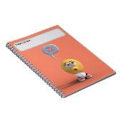 Notebook "Idea Emoji" (Orange) Notizblock (Rechte Seite)