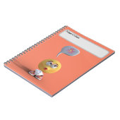 Notebook "Idea Emoji" (Orange) Notizblock (Linke Seite)