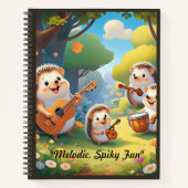 Notebook "Igel Jam Session" Notizblock (Vorderseite)