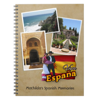 Notebook in Spanien Notizblock