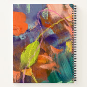 Notebook in Wild Garden Design Notizblock (Rückseite)