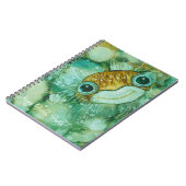 Notebook "Inkblot/Niedliche Fische personalisieren Notizblock (Linke Seite)
