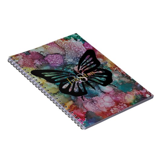 Notebook "Inkblots/Butterfly" - Persönliche Gestal Notizblock (Rechte Seite)