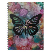 Notebook "Inkblots/Butterfly" - Persönliche Gestal Notizblock (Vorderseite)