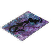 Notebook "Inkblots/Mermaid" - Persönlich gestalten Notizblock (Linke Seite)