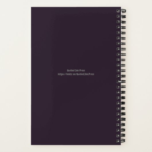 Notebook / Journal - Dracula Junior Notizblock (Rückseite)