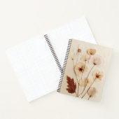 Notebook-Journal für die getrocknete Wildblume Notizblock (Innenseite)