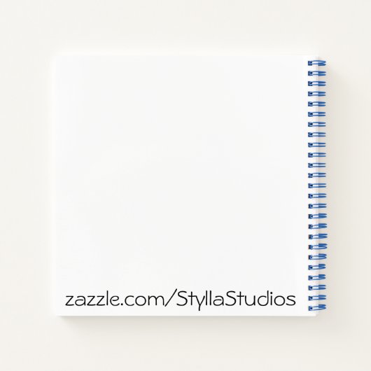 Notebook-Journal-Handbuch Notizblock (Rückseite)