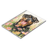 Notebook / Journal – Rottweiler Notebook Notizblock (Linke Seite)