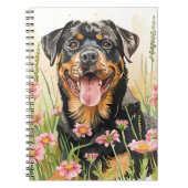  Notebook / Journal – Rottweiler Notebook Notizblock (Vorderseite)