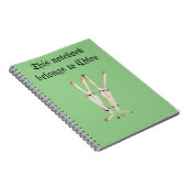 Notebook kann personalisiert sein notizblock (Rechte Seite)