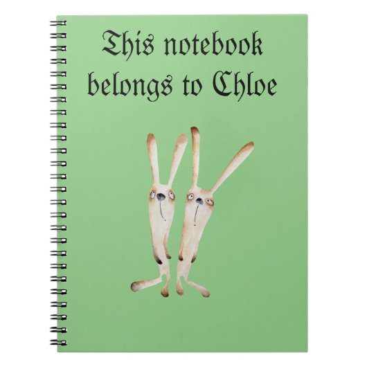 Notebook kann personalisiert sein notizblock (Vorderseite)