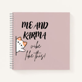 Notebook | karma | cats | journals  notizblock