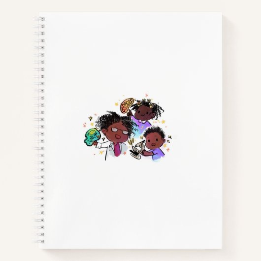 Notebook-Kids-Biologe - breites Reglement Notizblock (Vorderseite)