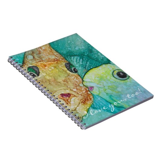 Notebook "Kissy Fishy Personalize Notizblock (Rechte Seite)