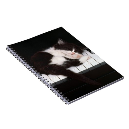 Notebook-Klavier Kitten Notizblock (Rechte Seite)