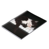Notebook-Klavier Kitten Notizblock (Linke Seite)
