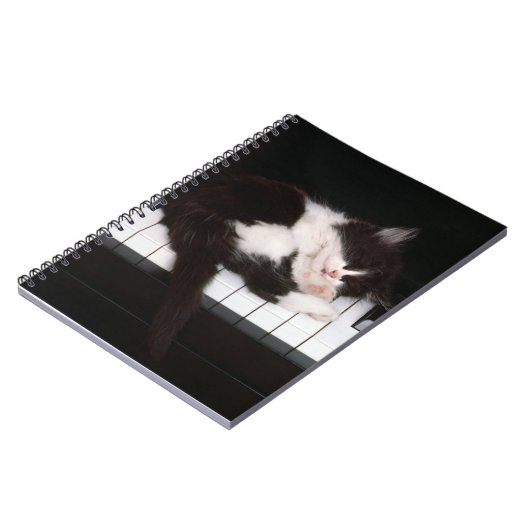 Notebook-Klavier Kitten Notizblock (Linke Seite)