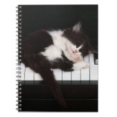 Notebook-Klavier Kitten Notizblock (Vorderseite)