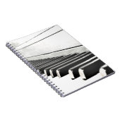 Notebook - Klavier / Musik Notizblock (Rechte Seite)