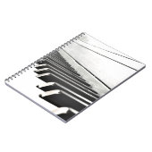 Notebook - Klavier / Musik Notizblock (Linke Seite)