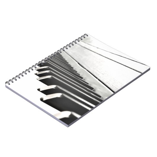 Notebook - Klavier / Musik Notizblock (Linke Seite)