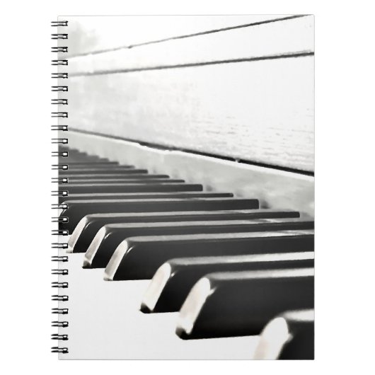 Notebook - Klavier / Musik Notizblock (Vorderseite)