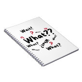 Notebook-komischer Text Notizblock (Rechte Seite)